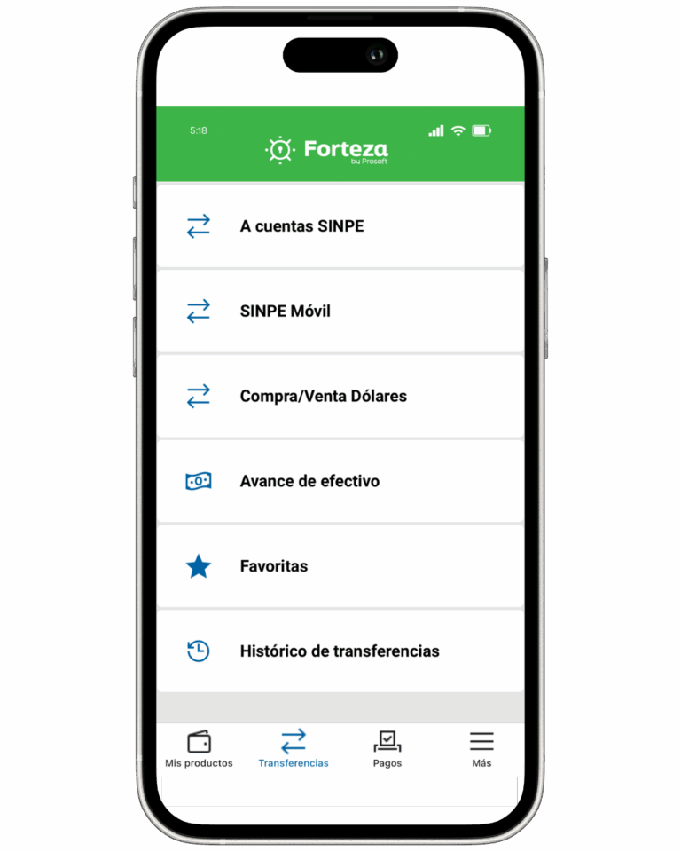 Forteza Mockup Móvil