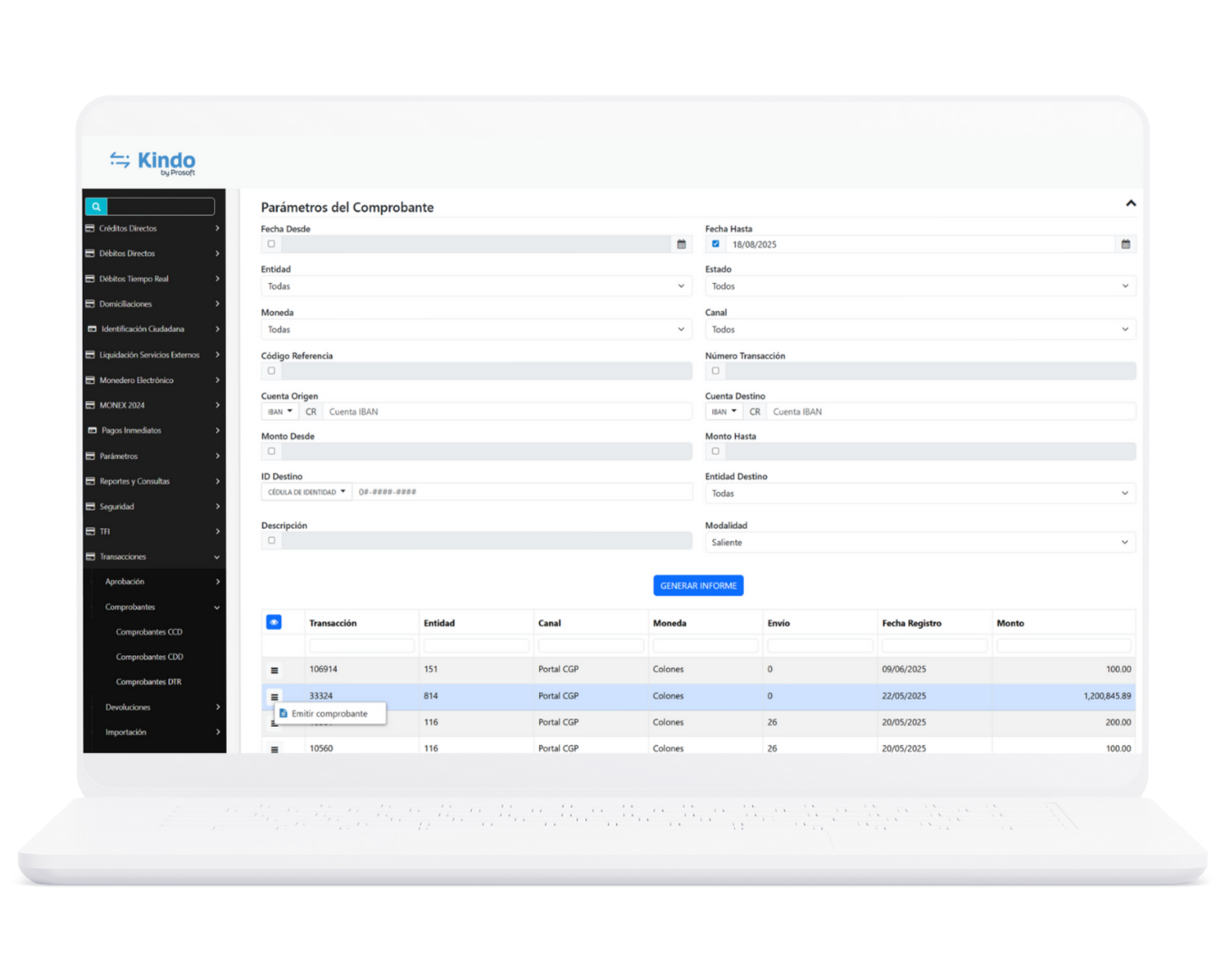 Kindo Mockup 1 - Prosoft